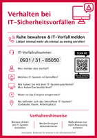 IT-Sicherheitsvorfall Plakat